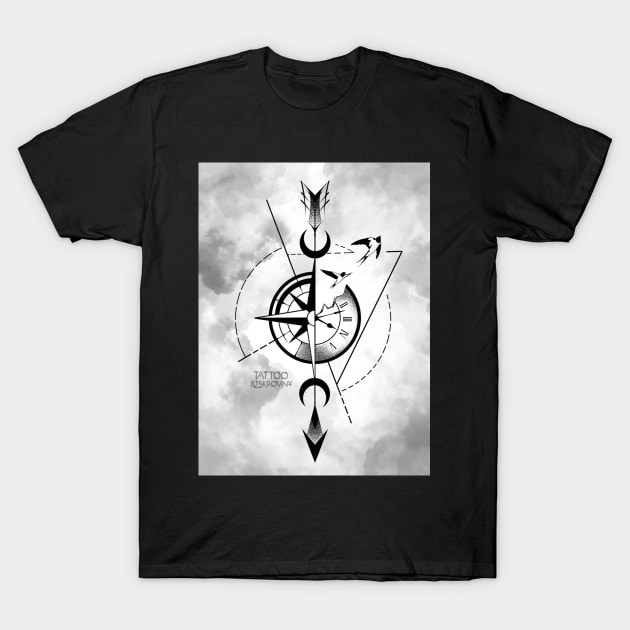 Compass T-Shirt by BSKR